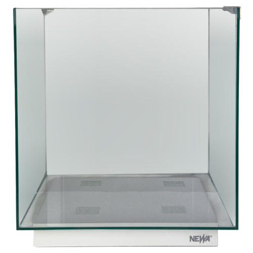 Аквариум Newa Ego LID, EL 50W, 45 л панорамный, LED освещение, белая стеклянная крышка