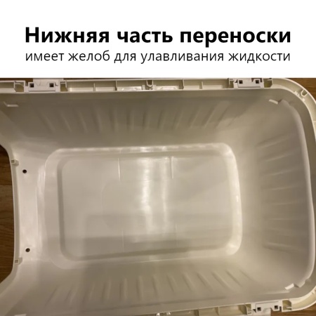 Переноска Transport 52x35x34 см для кошек и собак Pet Choice стандарт IATA, фиолетовая