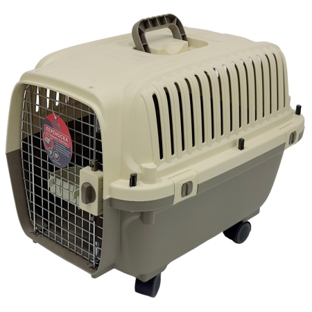Переноска Superior Range 61х42.5х41 см для кошек и собак Pet Choice с колесиками, стандарт IATA